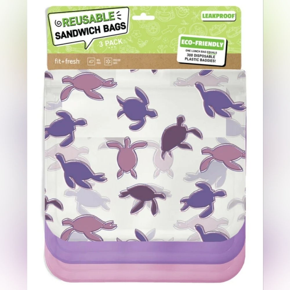Reusable Sandwich bags 3pck